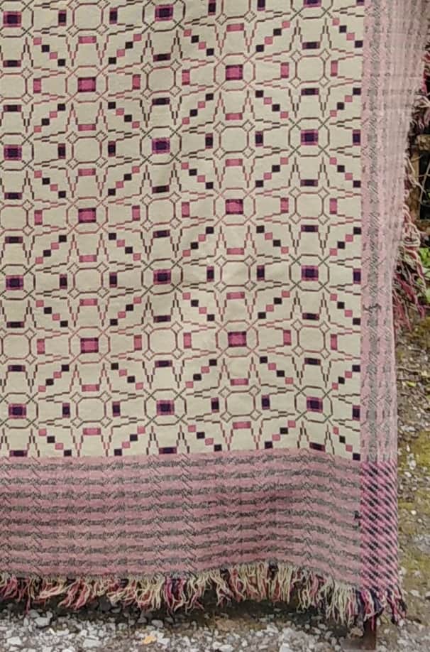 Hannah Jones Antique Narrow Loom Welsh Tapestry Reversible Blank